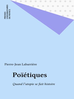 cover image of Poïétiques